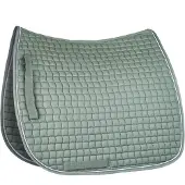 HORZE Adepto Dressuurzadeldek, Beetle Khaki Green, Pony