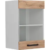 Vicco R-Line Glazen keukenkast – 40 cm Krachtige eik goud