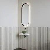 Boss & Wessing Fonteinset | bws leto | planchet kristal wit | waskom mat olijf groen