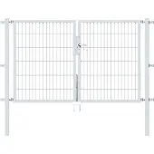 Alberts Deur met dubbel hek Flexo 200 cm breedte, in verschillende hoogten