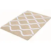 Kleine wolke - Badmat - Piana - Sandbeige (beige) - 60x 90 cm