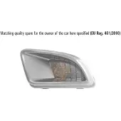 ISAM 0408767 Ventilatiegrille, bumper
