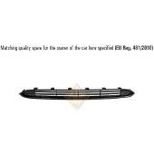 ISAM 0138710 Ventilatiegrille, bumper