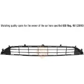ISAM 1056710 Ventilatiegrille, bumper