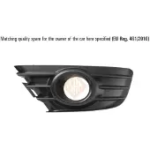 ISAM 1313719 Ventilatiegrille, bumper