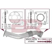 RICAMBI BRM0057 Voorpijp