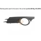 ISAM 0716719 Ventilatiegrille, bumper