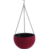 Brulo hangende plantenbak met reservoir en water-indicator_Rood