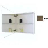 Sanicare Spiegelkast qlassics 60 cm 1 deur truffel-eiken links