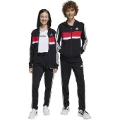 Adidas J 3S TIB FT TS kinder trainingspak zwart rood maat 164