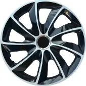 NRM - N-Power Wieldoppen 13" - Set van 4 stuks - Wit / Zwart