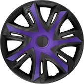 NRM - N-Power Wieldoppen 14" - Set van 4 stuks - Paars/zwart