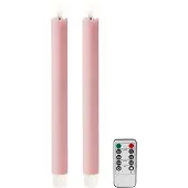 Addison Ross kaars 23cm LED Pink