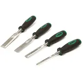 BRÜDER MANNESMANN Houtsteekbeitelset 4 dlg (Hobby) - 66100
