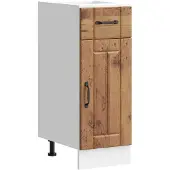 vidaXL Onderkast Lucca bewerkt hout oud houtkleurig