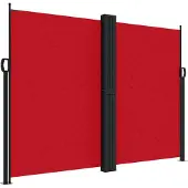 vidaXL Windscherm uittrekbaar 180x1200 cm rood