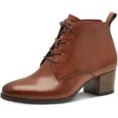 Tamaris Veterlaarsjes cognac