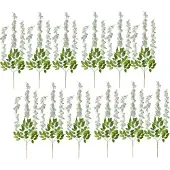 Clayre & Eef Kunstbloemen Set van 12 110 cm Wit Kunststof