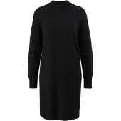 Comma casual identity Gebreide jurk zwart