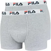 FILA Boxershorts grijs gemêleerd / rood / zwart / wit