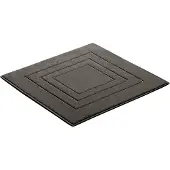 Vossen Bidetmat Feeling slate grey 60x60
