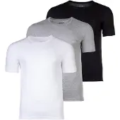 BOSS Shirt grijs gemêleerd / zwart / wit