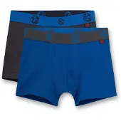 Sanetta Onderbroek blauw / grijs / zwart