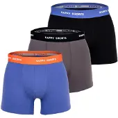 Happy Shorts Boxershorts grijs / sering / zwart