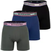 Scotch & Soda Boxershorts blauw / donkergroen / lichtrood / zwart