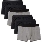 Calida Boxershorts 'Natural Benefit' grijs / zwart