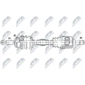 NTY NPW-HY-593 Aandrijfas