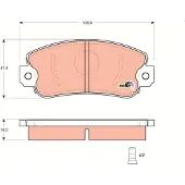 TRW GDB1297 Remblokken