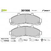 Valeo 301906 Remblokken