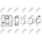 NTY NPW-RE-059 Homokineet reparatie set, aandrijfas