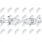 NTY NPW-HY-549 Aandrijfas
