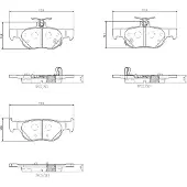 Brembo Remblokkenset, schijfrem P 49 064