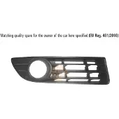 ISAM 0904718 Ventilatiegrille, bumper