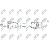 NTY NPW-HY-577 Aandrijfas