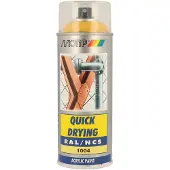 Motip industrial acryllak hoogglans RAL 1004 goudgeel - 400 ml.