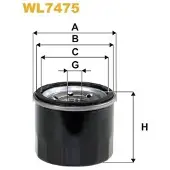 WIX FILTERS WL7475 Oliefilter