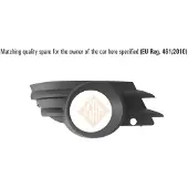 ISAM 0720718 Ventilatiegrille, bumper