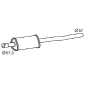 VEGAZ FTS-521 Uitlaat middendemper