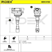 RIDEX 689C0163 Bobine