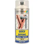 Motip industrial acryllak hoogglans RAL 9016 verkeerswit - 400 ml.