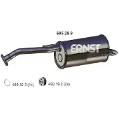 ERNST 695299 Einddemper