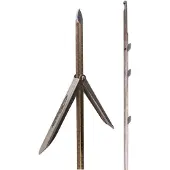 Epsealon Sandvik Shark Double Barbs 7 Mm Spearshaft Zilver 150 cm