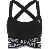 OCEANSAPART Sport bh 'Beauty' zwart / wit