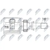 PASCAL G81012PC Homokineet reparatie set, aandrijfas