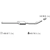ERNST 522182 Uitlaat middendemper