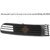 ISAM 0906714 Ventilatiegrille, bumper